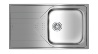 Кухонная мойка UNIVERSE 50 T-XP 1B 1D PLUS POLISHED